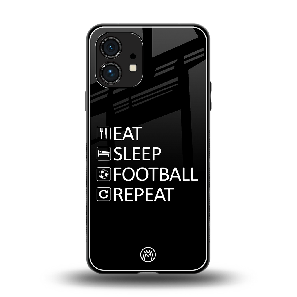 football loop back phone cover | glass case for nothing phone 1