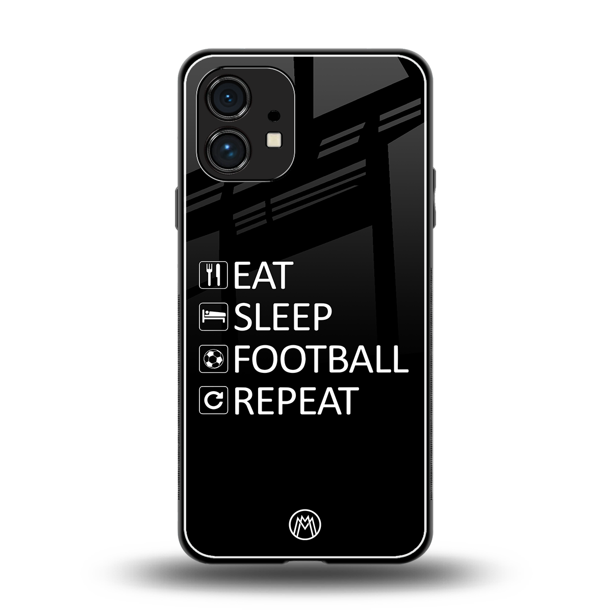 football loop back phone cover | glass case for nothing phone 1