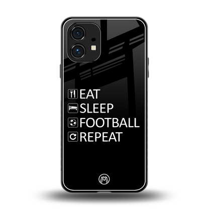 football loop back phone cover | glass case for nothing phone 1