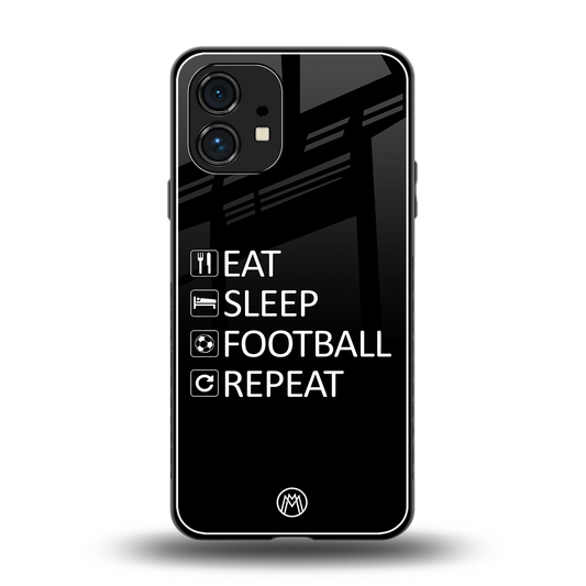 football loop back phone cover | glass case for nothing phone 1