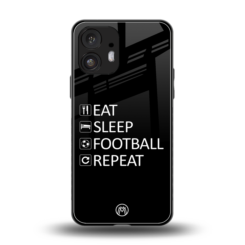 football loop back phone cover | glass case for nothing phone 2