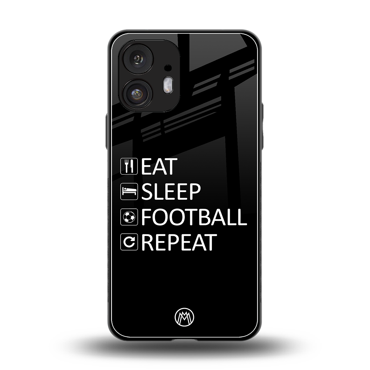 football loop back phone cover | glass case for nothing phone 2