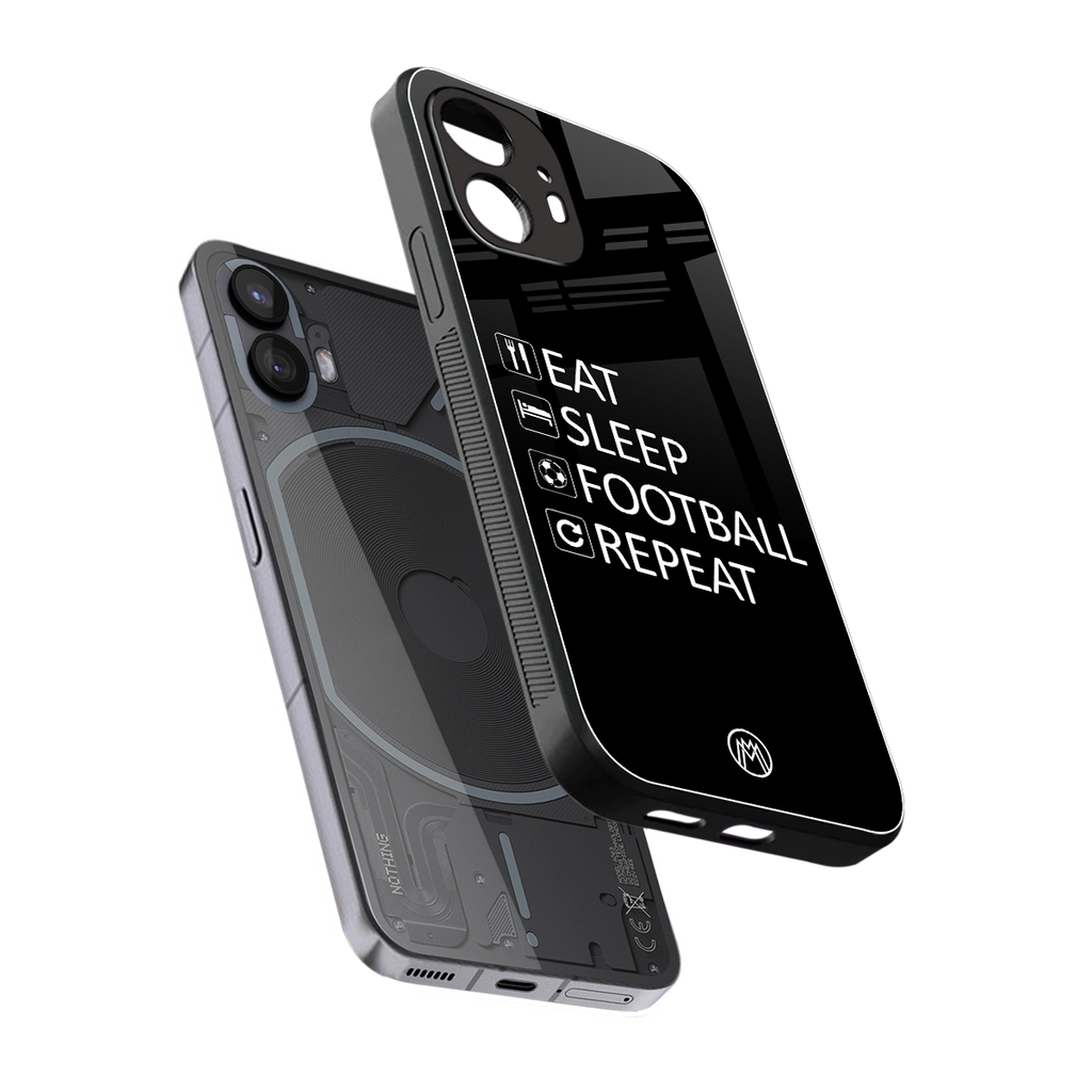 football loop back phone cover | glass case for nothing phone 2