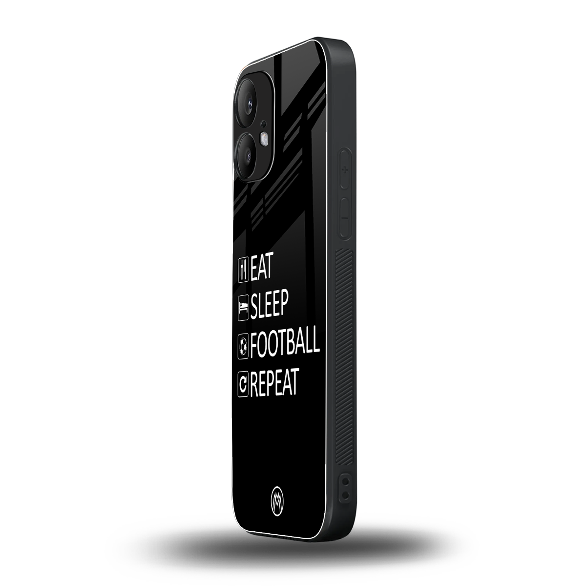 football loop back phone cover | glass case for nothing phone 2