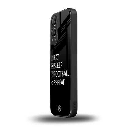 football loop back phone cover | glass case for oneplus nord ce 4 lite