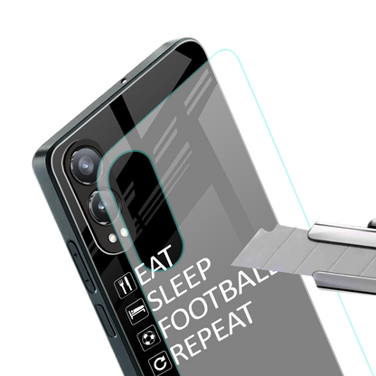 football loop back phone cover | glass case for oneplus nord ce 4 lite