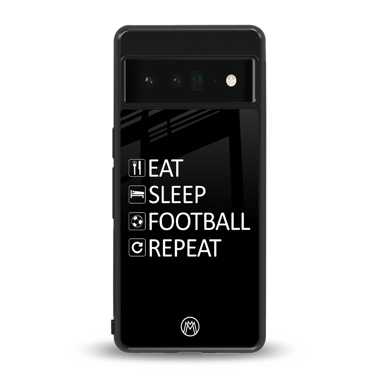 football loop back phone cover | glass case for google pixel 6 pro