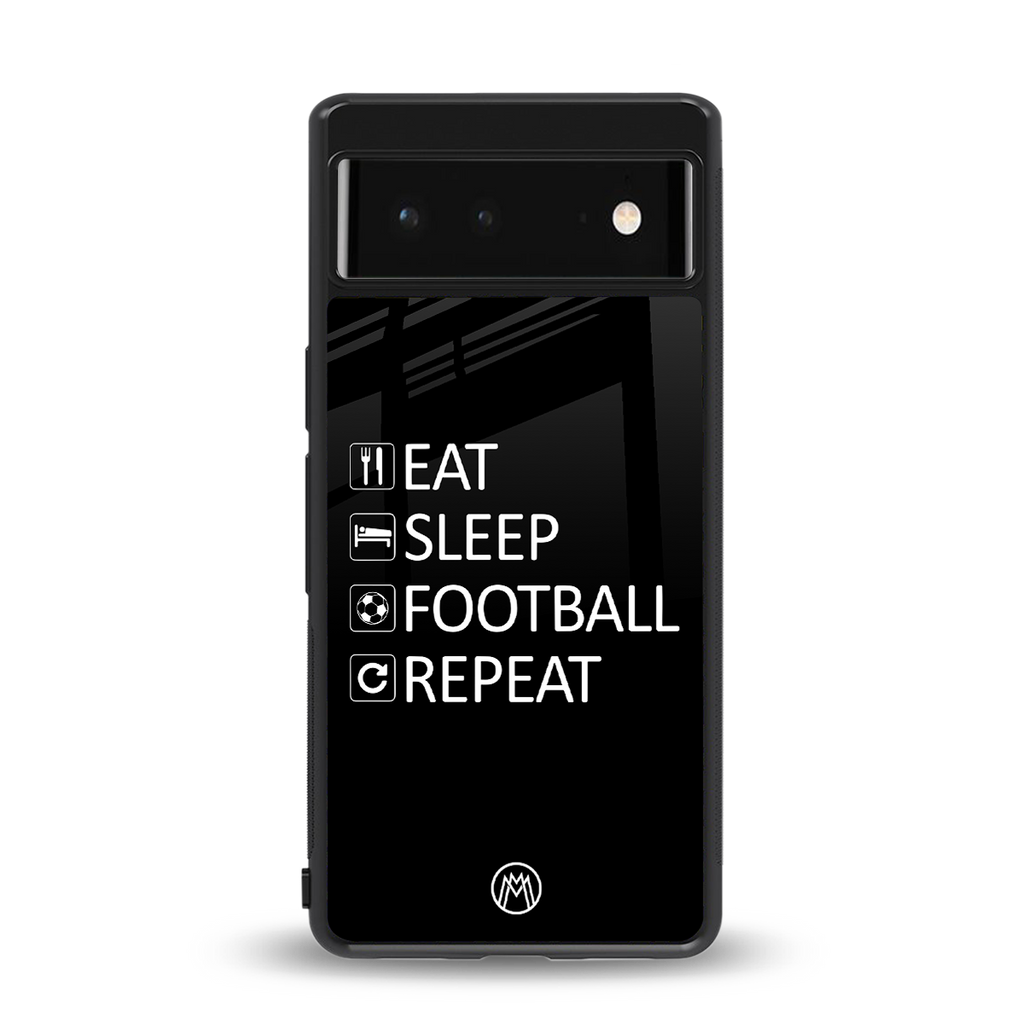 football loop back phone cover | glass case for google pixel 6