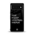 football loop back phone cover | glass case for google pixel 6