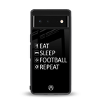 football loop back phone cover | glass case for google pixel 6