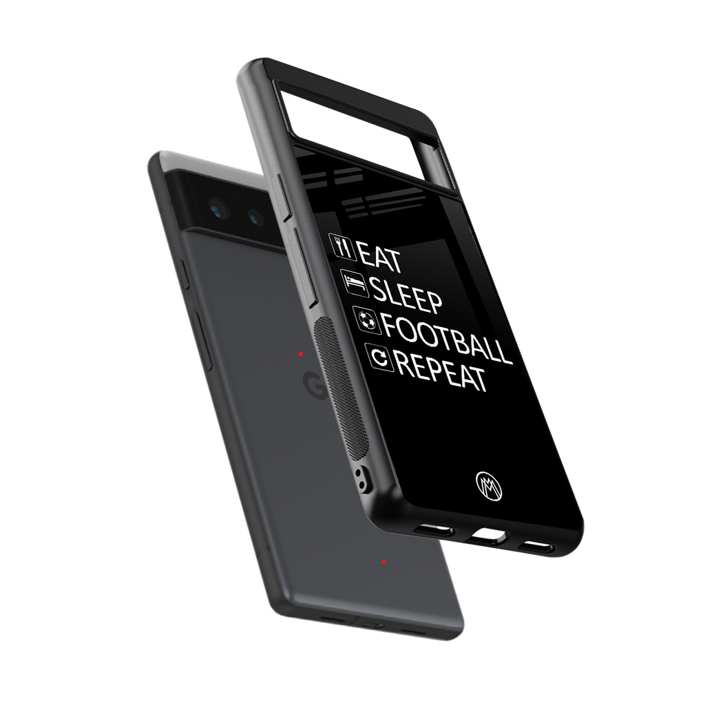 football loop back phone cover | glass case for google pixel 6