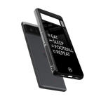football loop back phone cover | glass case for google pixel 6