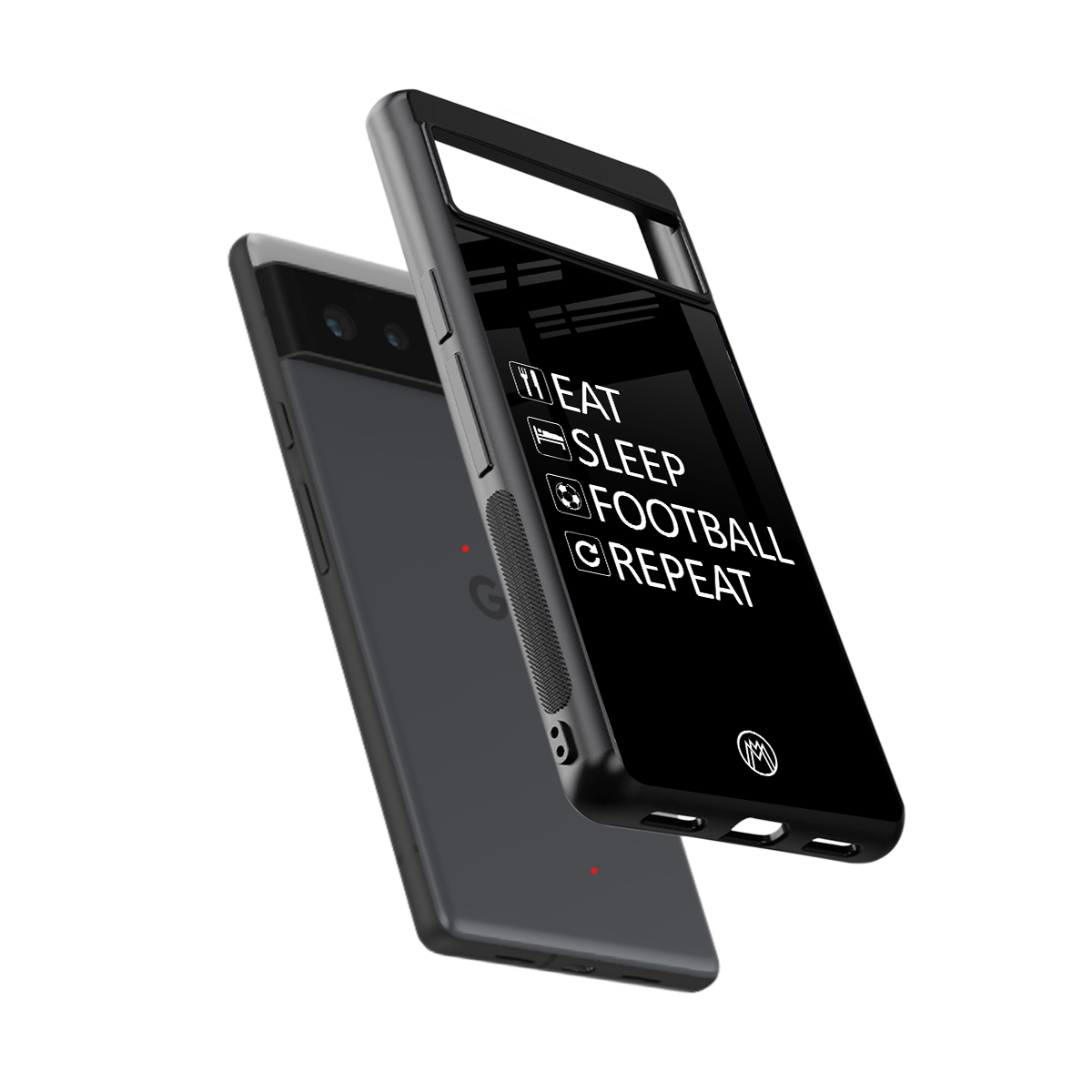football loop back phone cover | glass case for google pixel 6