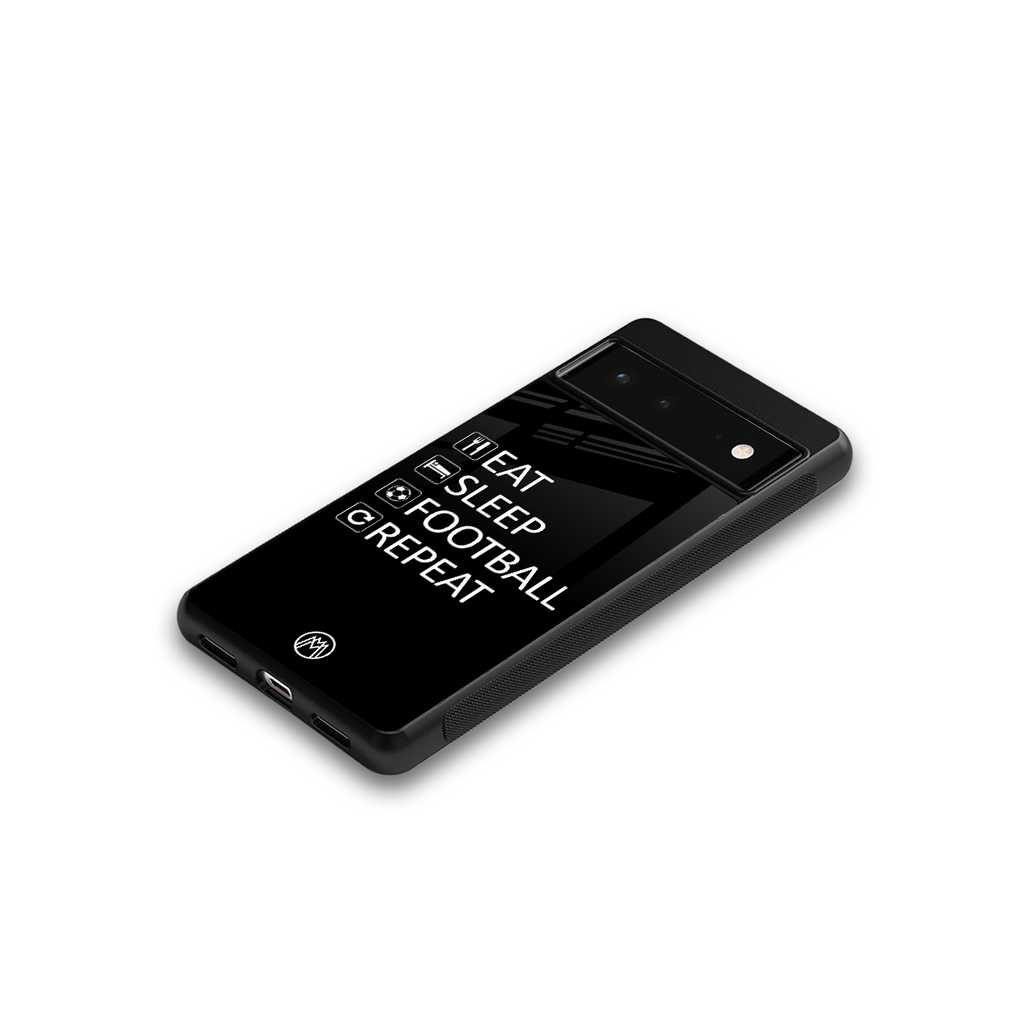 football loop back phone cover | glass case for google pixel 6