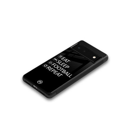 football loop back phone cover | glass case for Google Pixel 6A