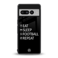 football loop back phone cover | glass case for google pixel 7 pro