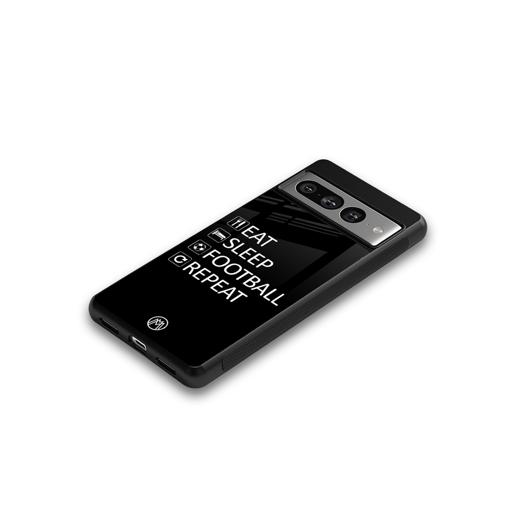 football loop back phone cover | glass case for google pixel 7 pro