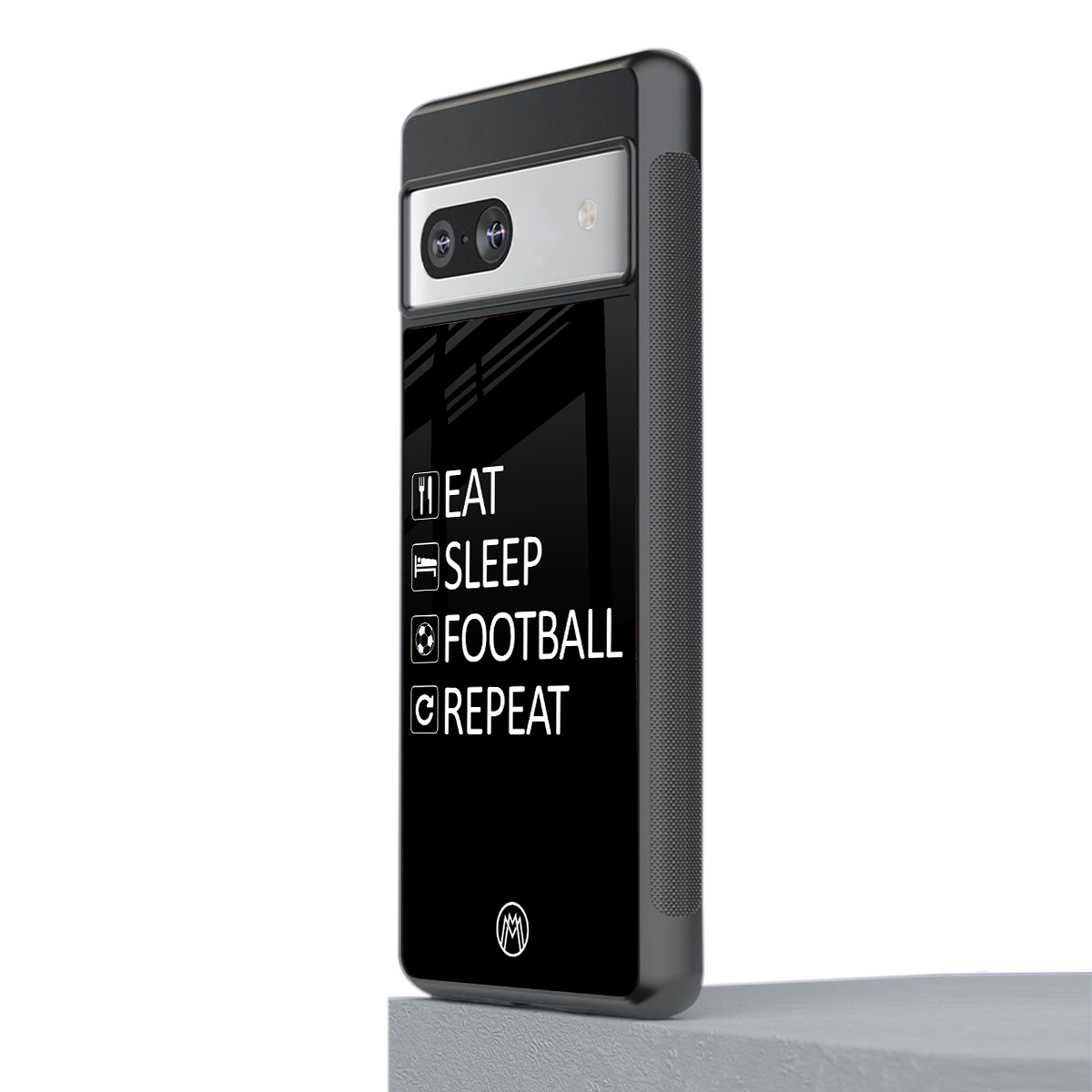 football loop back phone cover | glass case for Google Pixel 7