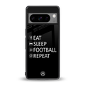 football loop back phone cover | glass case for google pixel 8 pro