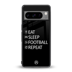 football loop back phone cover | glass case for google pixel 8 pro