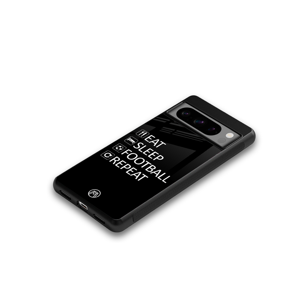 football loop back phone cover | glass case for google pixel 8 pro