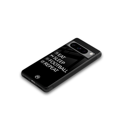 football loop back phone cover | glass case for google pixel 8 pro