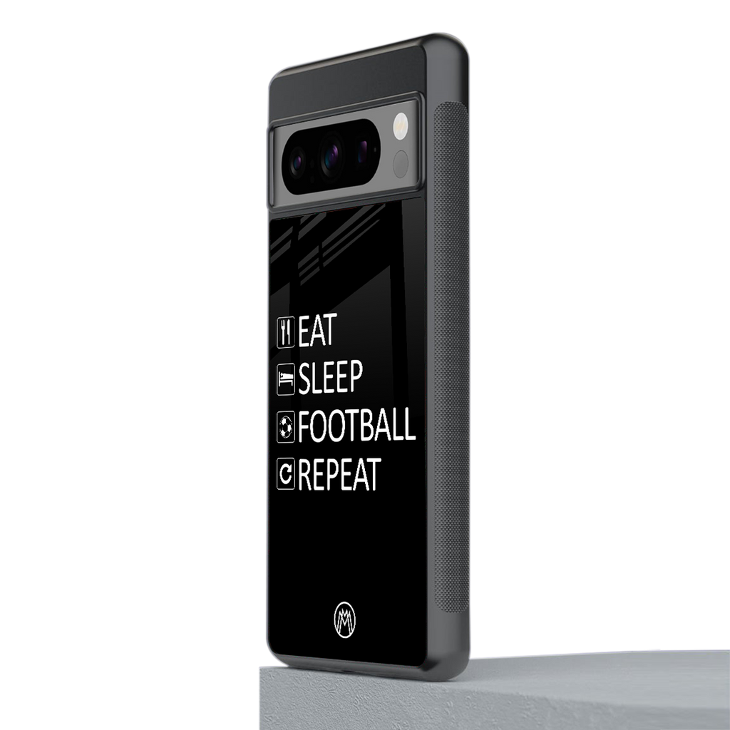football loop back phone cover | glass case for google pixel 8 pro