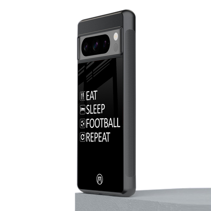 football loop back phone cover | glass case for google pixel 8 pro