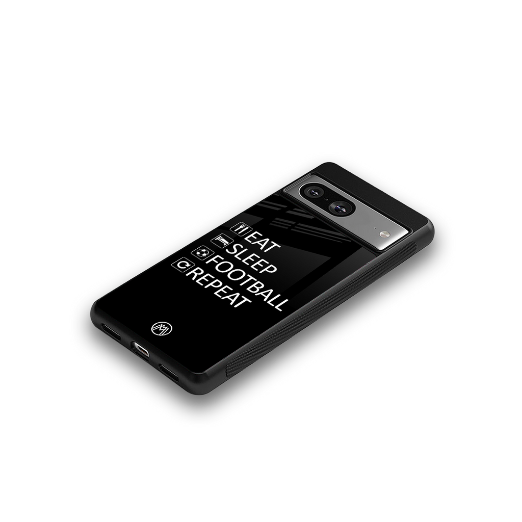football loop back phone cover | glass case for Google Pixel 8