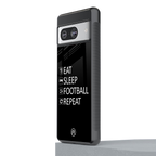 football loop back phone cover | glass case for Google Pixel 8