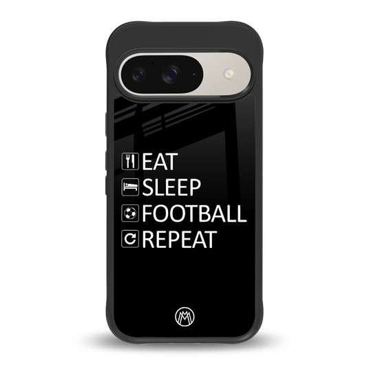 football loop back phone cover | glass case for google pixel 9