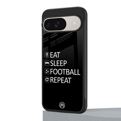 football loop back phone cover | glass case for google pixel 9