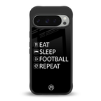 football loop back phone cover | glass case for google pixel 9 pro