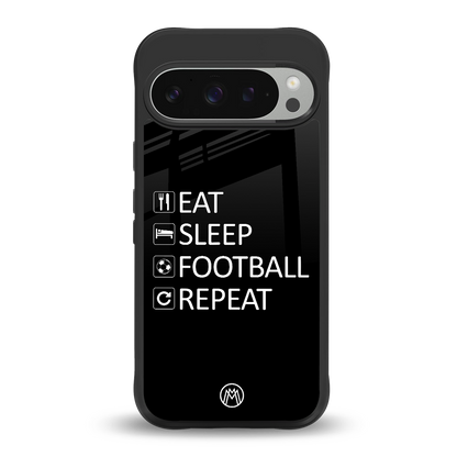 football loop back phone cover | glass case for google pixel 9 pro xl