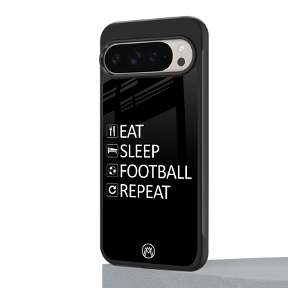 football loop back phone cover | glass case for google pixel 9 pro xl