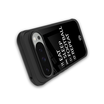 football loop back phone cover | glass case for google pixel 9 pro xl