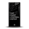 football loop back phone cover | glass case for samsung galaxy s25 ultra