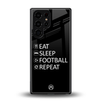 football loop back phone cover | glass case for samsung galaxy s25 ultra