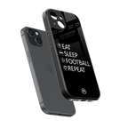 football loop back phone cover | glass case for iphone 15