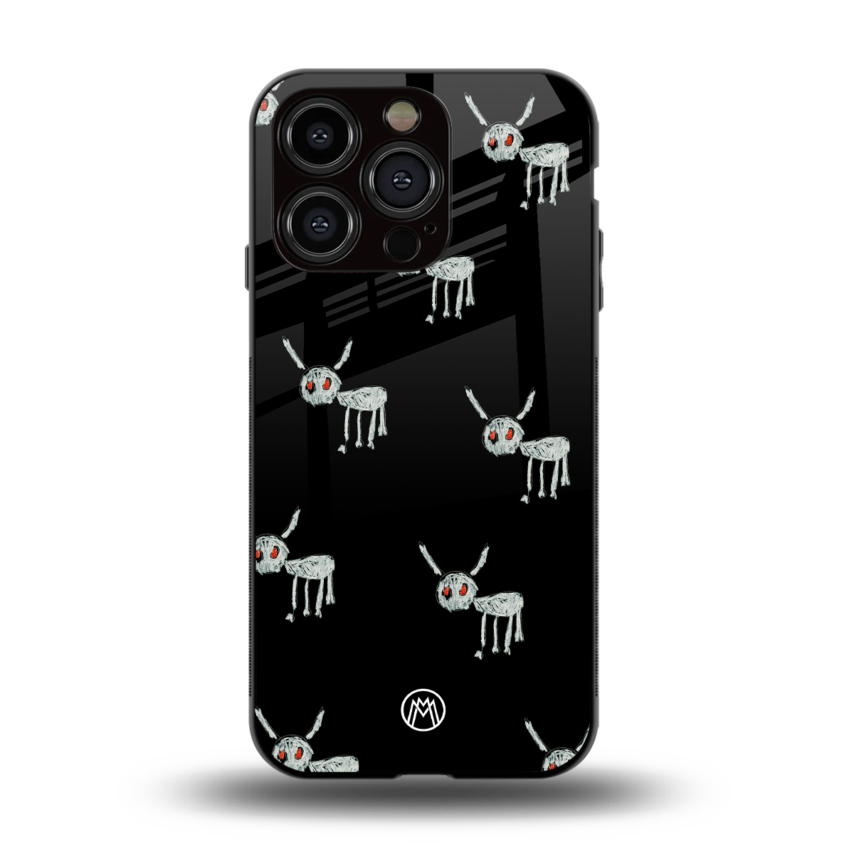 for all the dogs back phone cover | glass case for iphone 15 pro