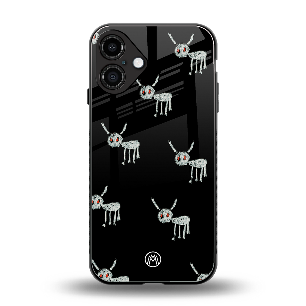 for all the dogs back phone cover | glass case for iphone 16 plus