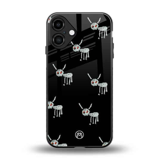 for all the dogs back phone cover | glass case for iphone 16 plus