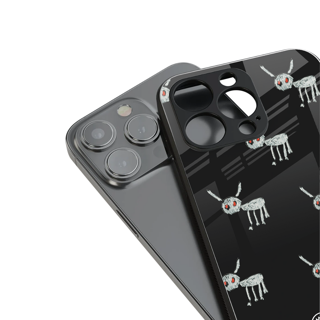 for all the dogs back phone cover | glass case for iphone 16 pro max