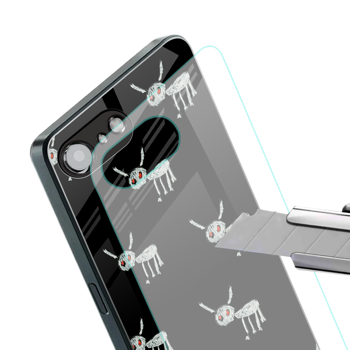 for all the dogs back phone cover | glass case for iphone 16e