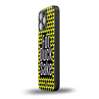 for duck sake back phone cover | glass case for iphone 13 pro max