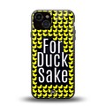 for duck sake back phone cover | glass case for iphone 13