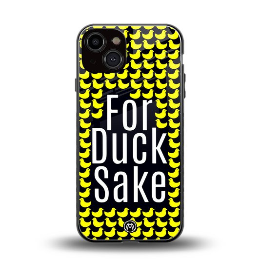 for duck sake back phone cover | glass case for iphone 13