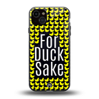for duck sake back phone cover | glass case for iphone 14 plus