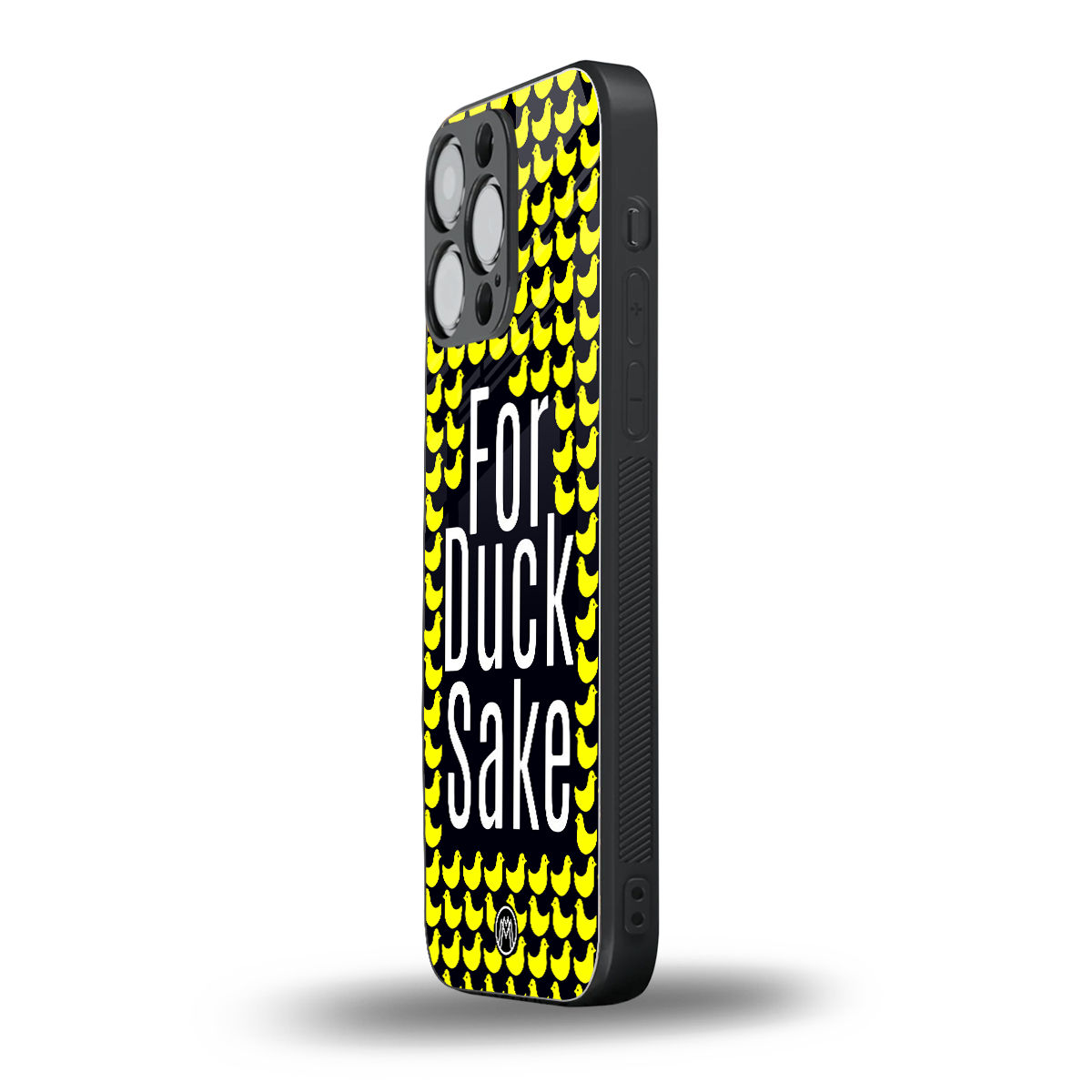 for duck sake back phone cover | glass case for iphone 15 pro max