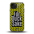 for duck sake back phone cover | glass case for iphone 15